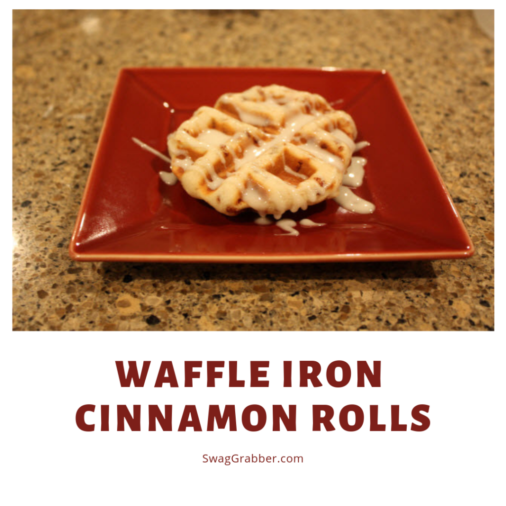 Waffle Iron Cinnamon Rolls