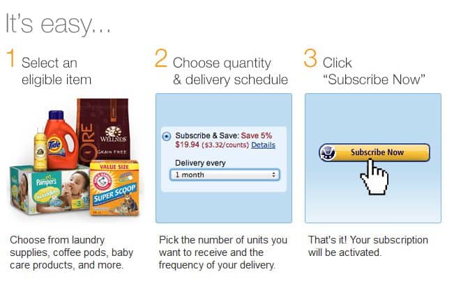 How to Use Amazon Subscribe & Save,Amazon Subscribe & Save