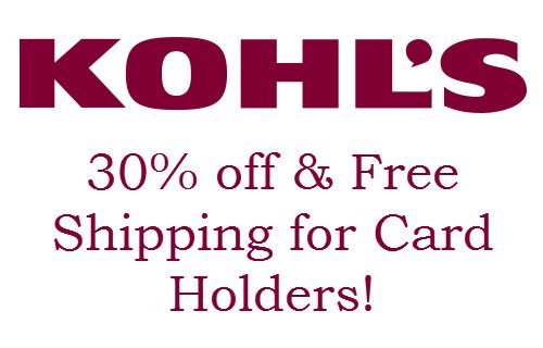 SwagGrabber.com — Kohl's Card Holders 30% Off Code + List of...