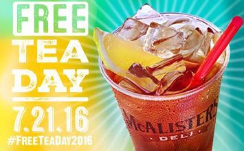 McAlister’s Deli: FREE Glass of Iced Tea