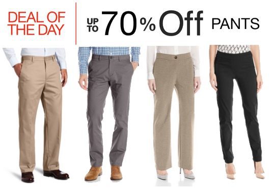 Up to 70% Off Men's and Women's Pants **Today Only** • SwagGrabber