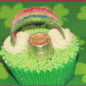 Rainbow Cupcakes for St. Patrick's Day
