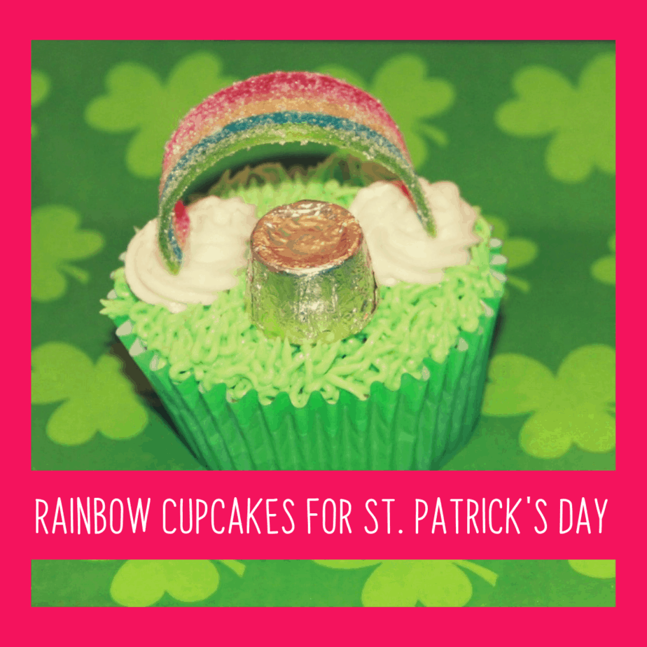 Rainbow Cupcakes for St. Patrick&#039;s Day
