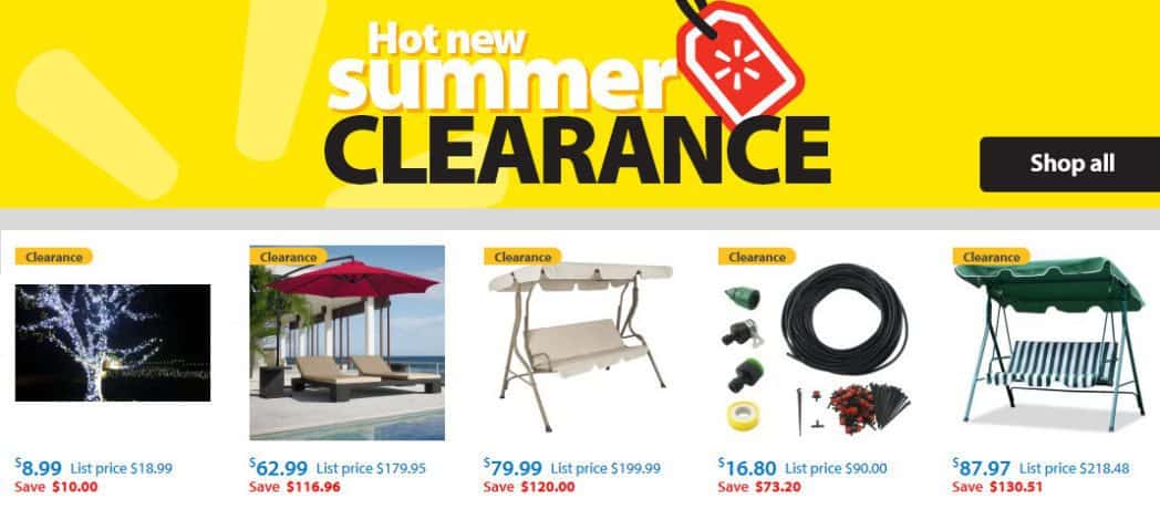Huge Walmart Summer Patio Garden Clearance Sale Swaggrabber