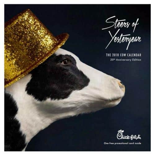 The 2018 ChickFilA Cow Calendars are OUT! SwagGrabber