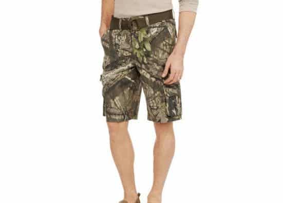 faded glory camo cargo shorts