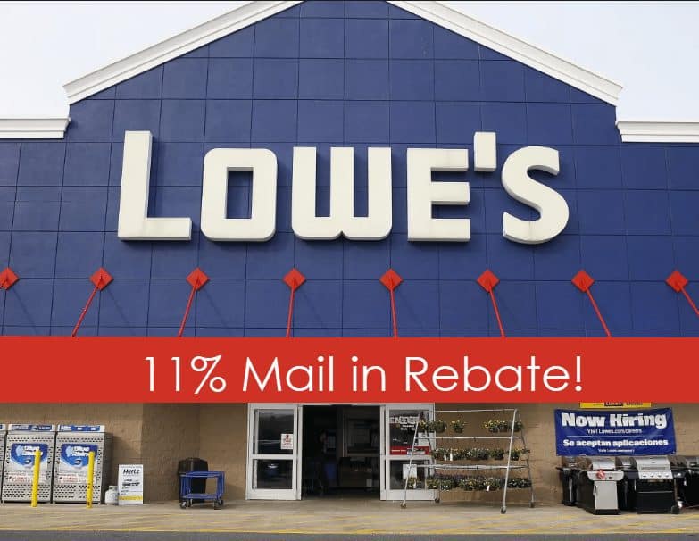 Lowes Mail In Rebate 11