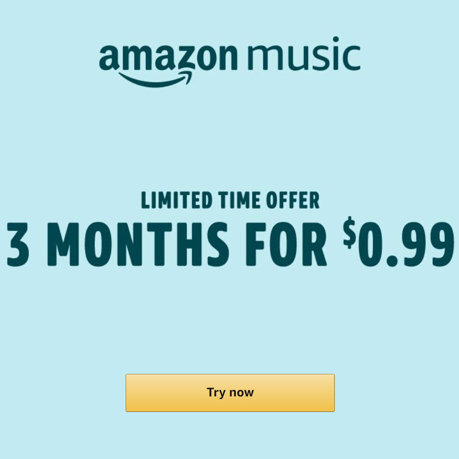 amazon music 4 months free