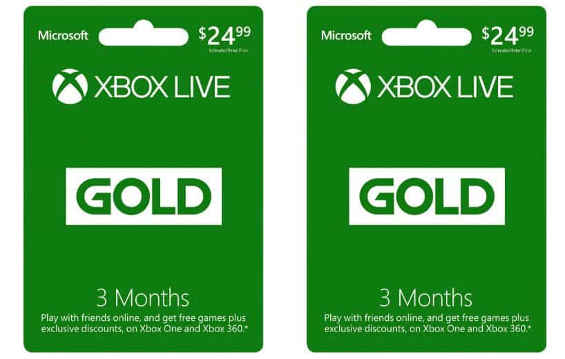 xbox one 6 month gold