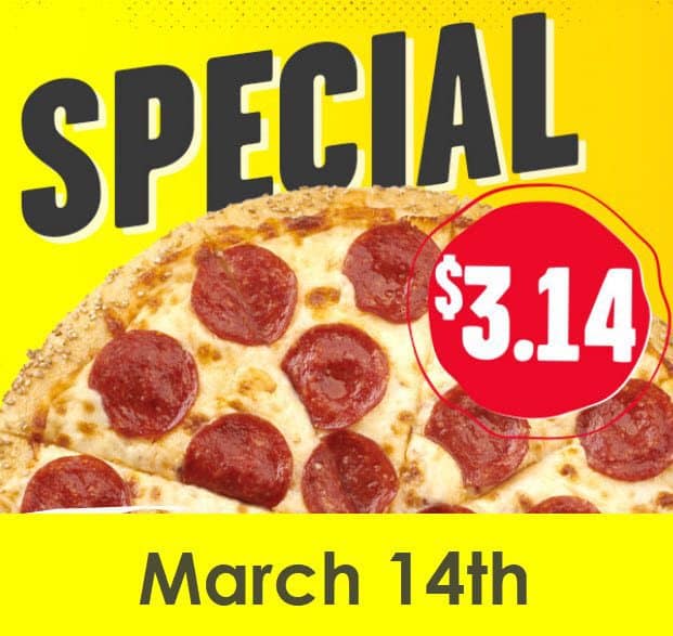 PI Day Pizza Deals for Tallahassee
