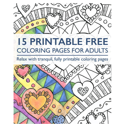 15 Printable Free Coloring Pages For Adults Swaggrabber