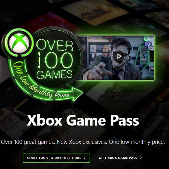 game pass 14 day trial