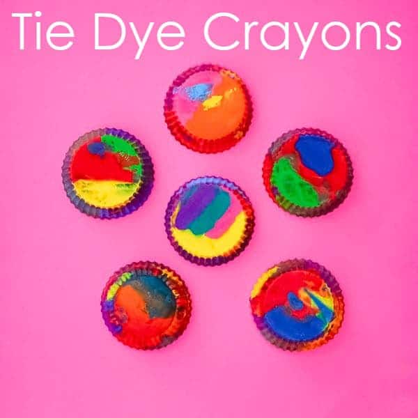 Tie Dye Crayons