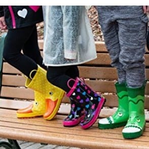 rainbow daze rain boots