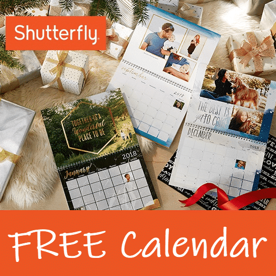 FREE Custom Calendar from Shutterfly SwagGrabber