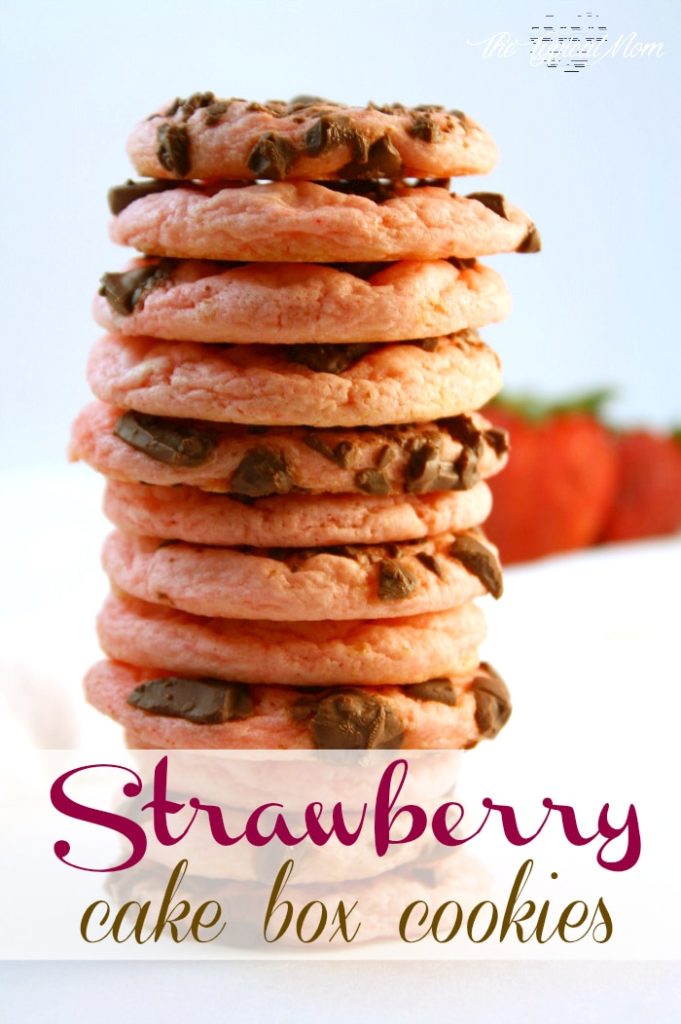 Strawberry Cake Box Cookies