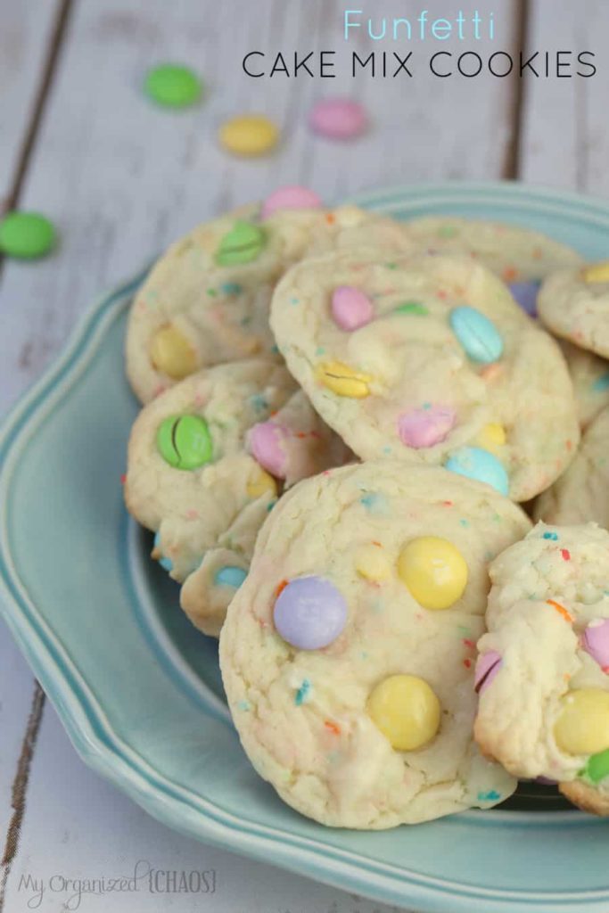 Funfetti Cake Mix Cookies