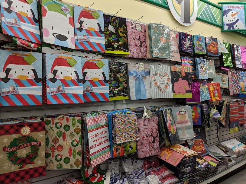 Dollar store christmas online bags