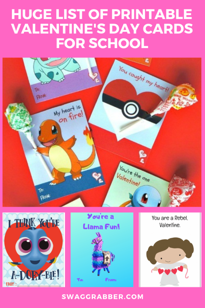 Free Fornite Llama Printable Valentine&#039;s Day Cards for School