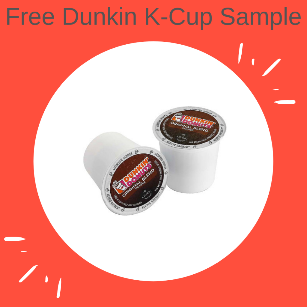 FREE Sample of Dunkin Donuts Ground Coffee or K-Cups