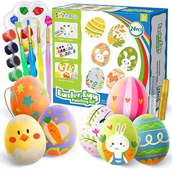 easter eggs painting kit