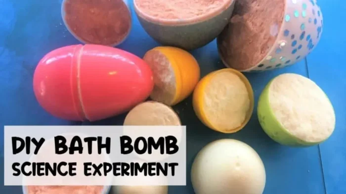 fun diy bath bomb science experiment