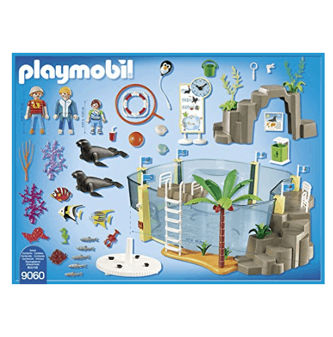 playmobil aquarium building set