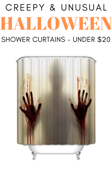 Creepy Halloween Shower Curtains