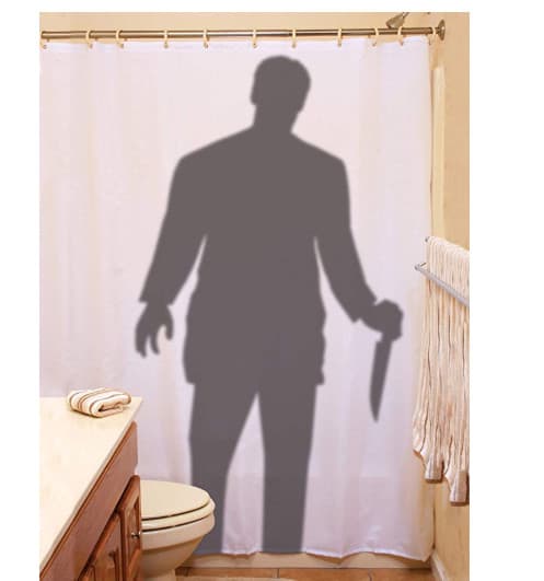 Creepy Halloween Shower Curtains