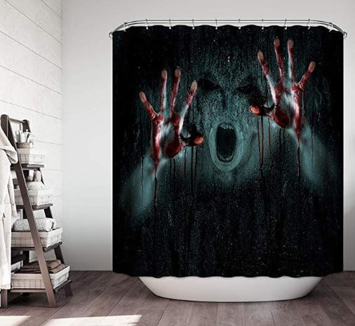 Creepy Halloween Shower Curtains