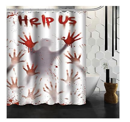 Creepy Halloween Shower Curtains