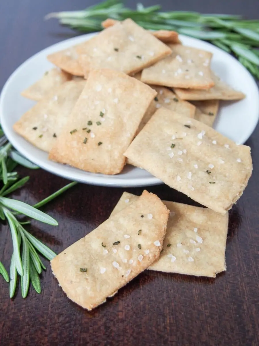 whole wheat olive oil crackers