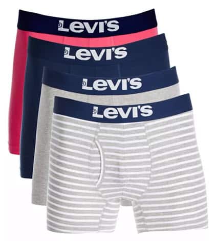 Levi's® Men's 4-Pk. Stretch Boxer Briefs