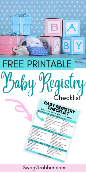 Must Have Baby Registry Items + FREE Printable Baby Registry Checklist ...