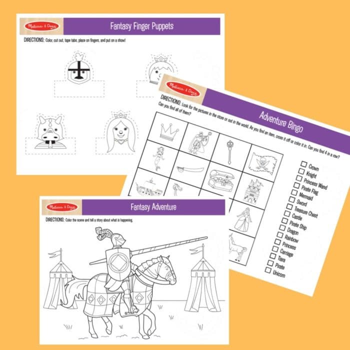 melissa and doug printables