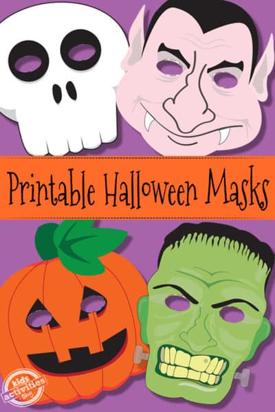 fun & free printable halloween masks for kids