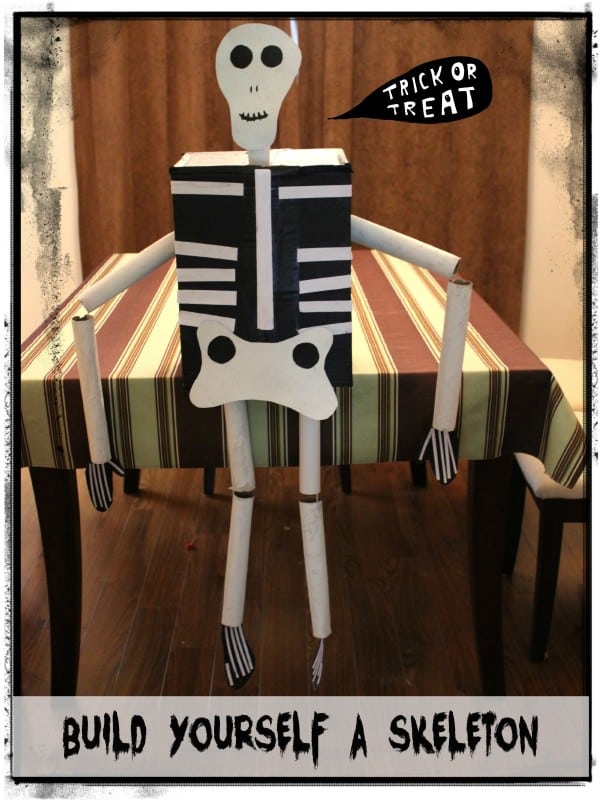 Skeleton craft for kids