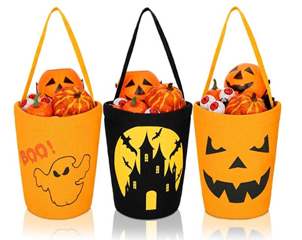 Unique Halloween Trick or Treat Buckets