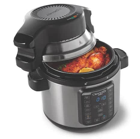 Crock-Pot Express 8-qt. Black Stainless Crisp Pressure Cooker