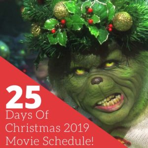 Days Of Christmas 2019 Movie Schedule