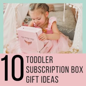 TODDLER SUBSCRIPTION BOX GIFT IDEAS