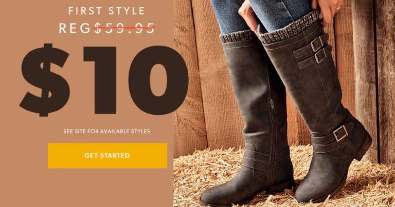 Just Fab $10 Boots