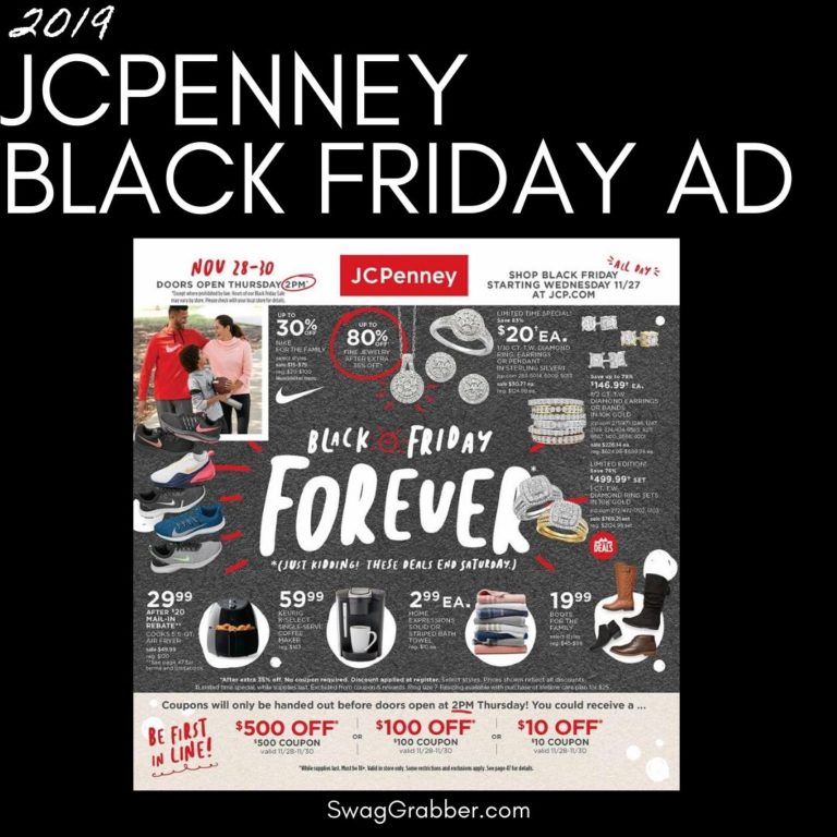 JCPenney Black Friday Deals are LIVE!!! SwagGrabber