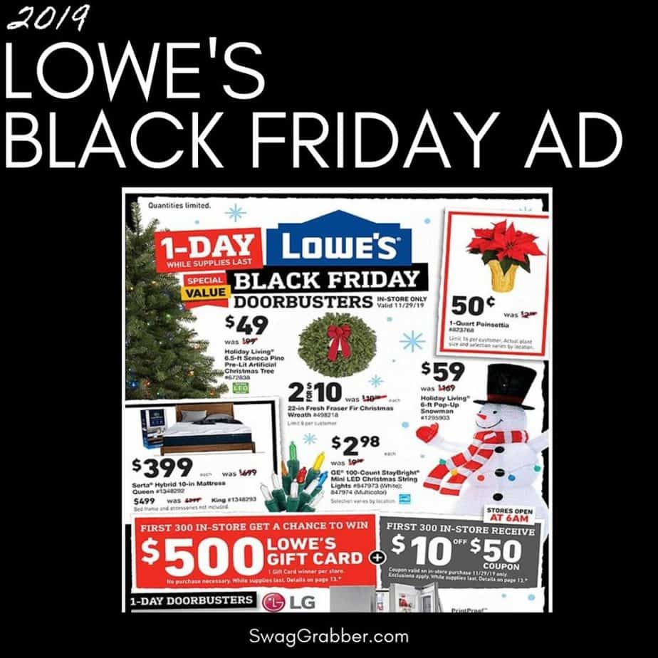 2019 Lowe&#39;s Black Friday Ad Scan | SwagGrabber