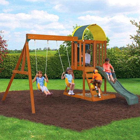 cedar summit lewiston retreat wooden play set