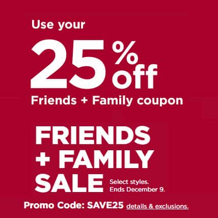 Kohl's Friends and Family Sale | 25% Off Code + Stacking Codes ...