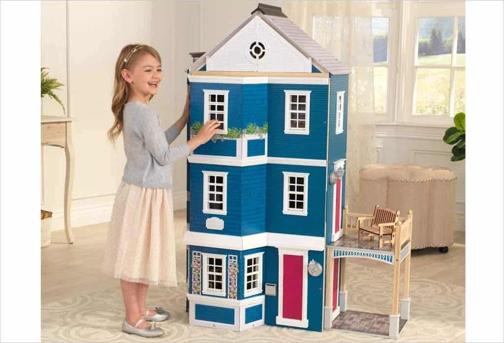 KidKraft Grand Anniversary Wooden Dollhouse With Furniture Now 147 97   KidKraft Grand Anniversary Wooden Dollhouse 2 