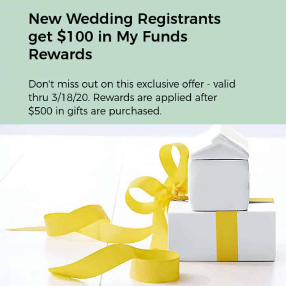 Get 100 Bonus for Bed, Bath & Beyond Wedding Registry! SwagGrabber