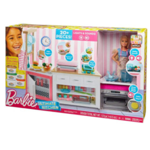 ​Barbie Kitchen Playset with Doll