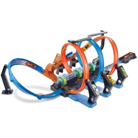 hot wheels track builder rocket launch challenge playset